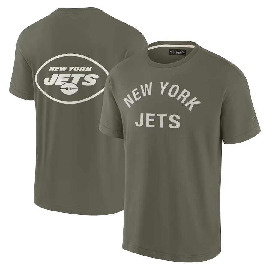 Men's New York Jets Olive Elements Super Soft T-Shirt